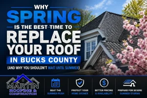 spring roof replacement Bucks County