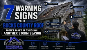 roof warning signs Bucks County