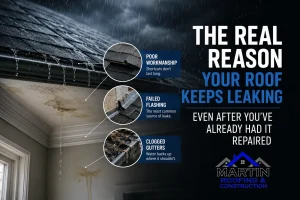 recurring roof leak